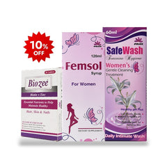 Biozee + Femsol + Safe Wash
